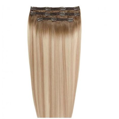 Clips personnalisés 100% cheveux humains vierges pour les femmes blanches