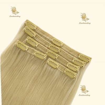 Clip de dentelle à double traction pour cheveux humains brésiliens dans les extensions de cheveux Coût d'expédition inclus