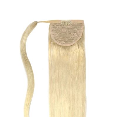 Enveloppe naturelle à double traction autour de cheveux de queue de cheval à corde à tirer avec délai de livraison estimé