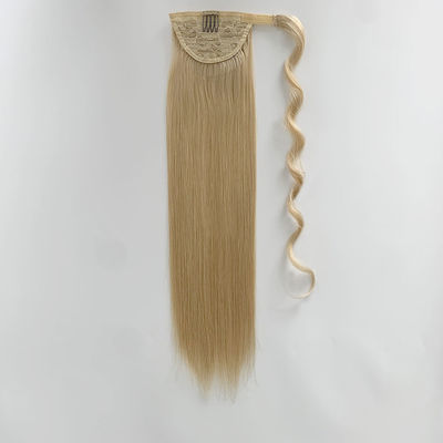 Enveloppe naturelle à double traction autour de cheveux de queue de cheval à corde à tirer avec délai de livraison estimé