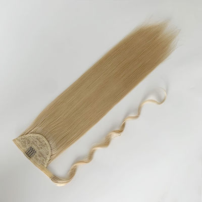 Enveloppe naturelle à double traction autour de cheveux de queue de cheval à corde à tirer avec délai de livraison estimé