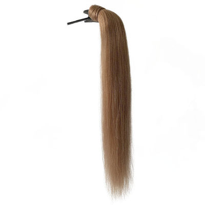 Extensons de queue de cheval de poil humain crus Dyeable 50,00cm * 8,00cm * 3,00cm Taille du colis