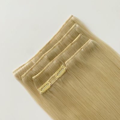 Paquet Poids brut 0,400 kg Clip classique dans les extensions de cheveux Double cheveux humains tirés