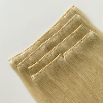 Paquet Poids brut 0,400 kg Clip classique dans les extensions de cheveux Double cheveux humains tirés