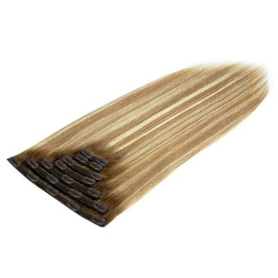 16-24 pouces 150g Clip dans les extensions de cheveux humains double trame Variété de longueur Options
