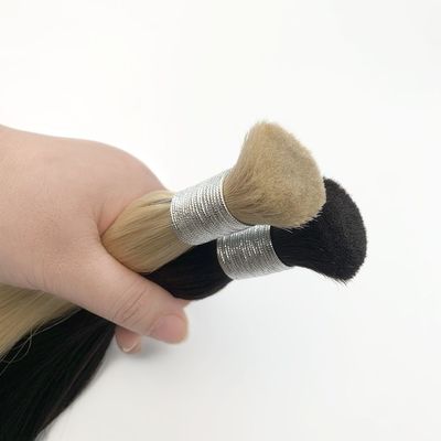 Rémy cheveux en vrac cuticule vierge russe aligné tresses de cheveux humains Extension HH-230830