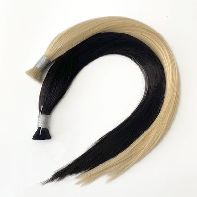 100% Remy Cheveux vierges indiens en vrac Produits blonds naturels hétérosexuels russes