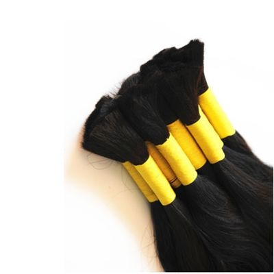 Paquet Poids brut 0,300 kg de cheveux humains slaves russes en vrac 20-100 cm Extension de cheveux