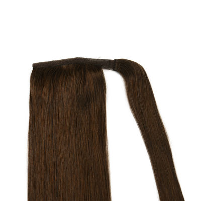 Extrait de chevelure de queue de cheval enroulé autour de long silky droit pour les femmes queue de cheval-231014