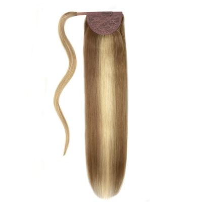 Paiement intégral Cuticule vierge crue Cheveux alignés queue de cheval 10A 12A Grade naturel droit