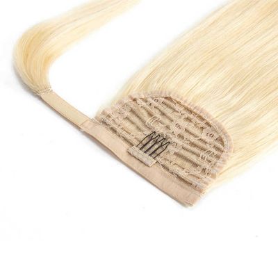 Paiement intégral Cuticule vierge crue Cheveux alignés queue de cheval 10A 12A Grade naturel droit