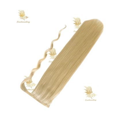 Tape-240527 Muti-Color Full épaisse fin bouclée bouclée queue de cheval extensions de cheveux avec Muti-Color