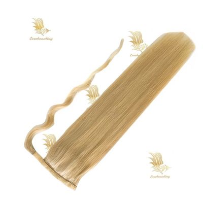 Tape-240527 Muti-Color Full épaisse fin bouclée bouclée queue de cheval extensions de cheveux avec Muti-Color