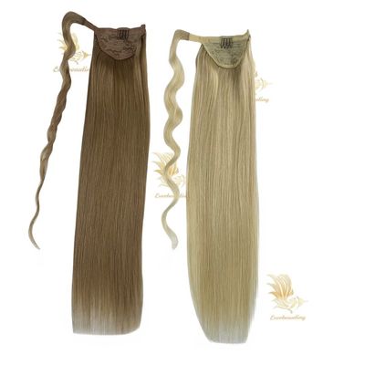 Remy Cheveux humains coiffure à queue de cheval 100% non transformé Brésilien Temps de livraison estimé