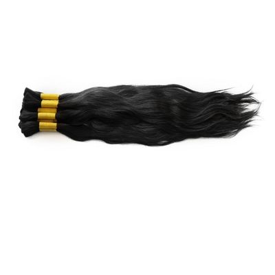100 g/emballage Vierge naturelle Européenne Blonde/Argent/Gray Humide et ondulée