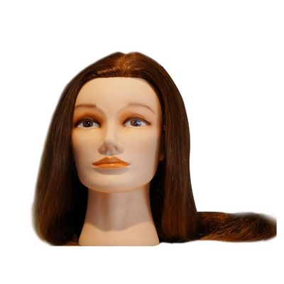 Des mannequins européens et asiatiques de formation faciale pour les besoins de formation en pratique des cheveux humains