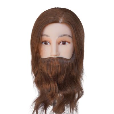 Mannequin masculin tête avec barbe mannequin de formation de coiffeur professionnel