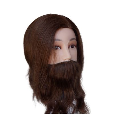 Mannequin masculin tête avec barbe mannequin de formation de coiffeur professionnel