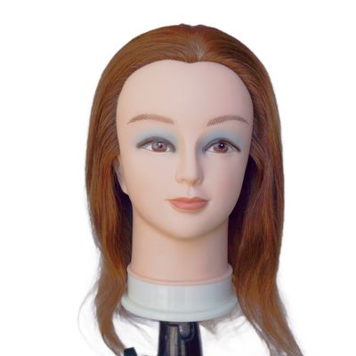 100% de cheveux humains de formation de la tête mannequin tête pour la pratique outil de formation professionnelle
