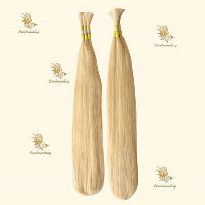 24 pouces brésilienne vierge Cheveux humains droits Double dessiné Miel Blonde Extension de cheveux
