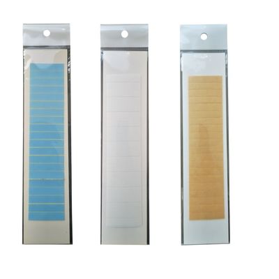 Coût d'expédition Ruban d'extension de cheveux bleu blanc jaune Perruque Rouleau adhésif HT-230830