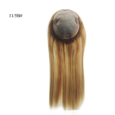 Système de cheveux Mono Toupee pour femmes Naturel Droite Chine Cuticule Remy Topper Cheveux