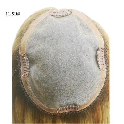 Système de cheveux Mono Toupee pour femmes Naturel Droite Chine Cuticule Remy Topper Cheveux