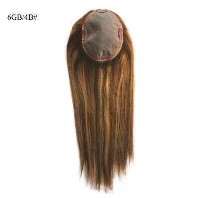 Mono Base Juif Kosher Topper pour les femmes 5.5X6 prime prime Cuticule Aligné Pièce de cheveux