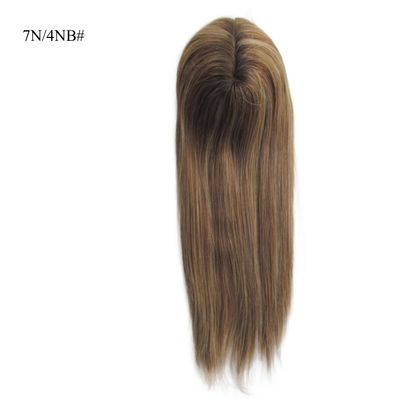Mono Base Juif Kosher Topper pour les femmes 5.5X6 prime prime Cuticule Aligné Pièce de cheveux