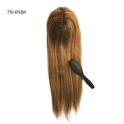 Remy Hair Mono Topper pour cheveux humains pour femmes aux cheveux fins 0,300 kg Poids brut du paquet