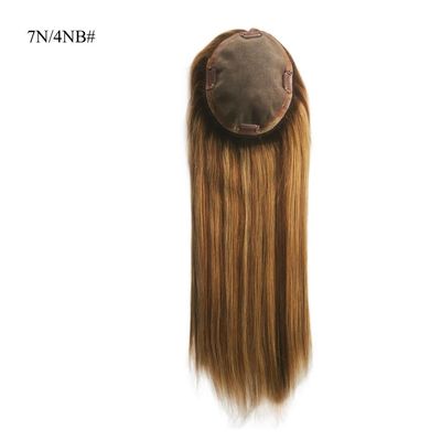 Remy Hair Mono Topper pour cheveux humains pour femmes aux cheveux fins 0,300 kg Poids brut du paquet