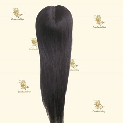 Technologie de fabrication artisanale Petite taille Partie latérale Cheveux humains Couleur naturelle Perruque de toupie pour femmes