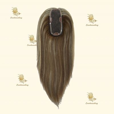 Coupe de cheveux en monofilament à la main en cheveux humains russes en coupe de cheveux monofilament en coupe de cheveux colorable-23007
