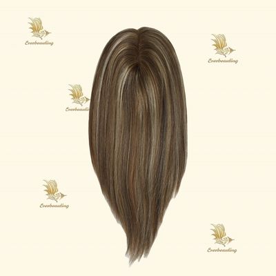 Remy Hair Topper-23007 Monofilament Topper Highlight à la main lié 3X6.5 première base mono