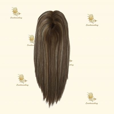 Remy Hair Topper-23007 Monofilament Topper Highlight à la main lié 3X6.5 première base mono