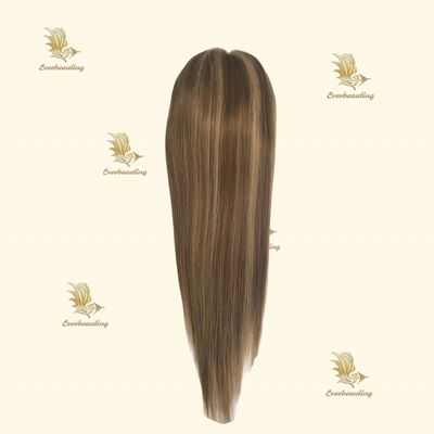 5*6,5 pouces Remy Topper cheveux Toupee pour les femmes Highlight Couleur Topper-240523